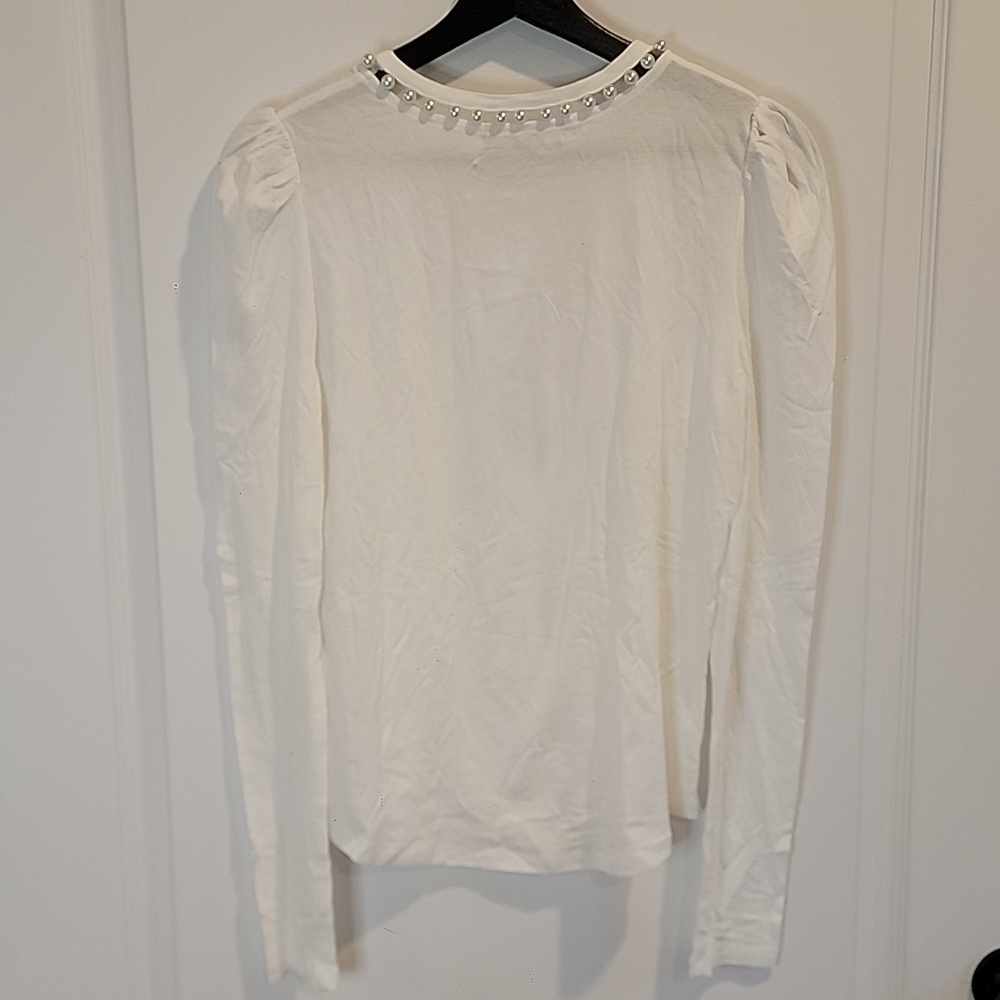 Generation Love Pearl Top, Small, White, Beautiful!!! NWT! - Picture 6 of 6